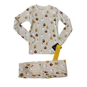 NWT Petit Lem Size 12M Pumpkin PJs